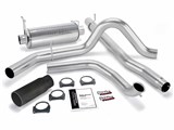 Banks 48653-B Monster 4-Inch Exhaust System With Black Tip for 2000-2003 Ford Excursion 7.3L / Banks 48653-B Monster 4-Inch Exhaust System