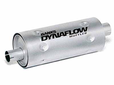 Banks 52405 Stainless Steel Exhaust Muffler 3 Inch Inlet X 3.5 Inch Outlet with Heatshield / Banks Power 52405 Muffler