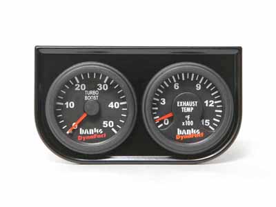 Banks 64212 Instrument Assembly Pyrometer & Boost Gauge Kit / Banks Power 64212 Boost / Pyrometer Gauge