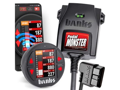 Banks Power 64312-P Pedal Monster Kit Molex MX64 6 Way With iDash Pro / Banks Power 64312-P Pedal Monster Kit Molex MX64