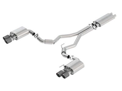 Borla 1014046BC ECE Approved Touring Cat-Back Exhaust with Active Valve for 2018-2020 Mustang GT 5.0 / Borla 1014046BC Cat-Back Exhaust