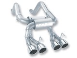 Borla 11761 Stainless S-Type Rear Section Exhaust System 2006-2008 Corvette Z06 / Borla 11761 Stainless S-Type Rear Section Exhaust