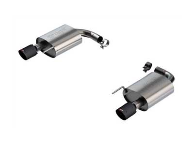 Borla 11986CFBA S-Type 2.5" Axle-Back Exhaust with Carbon Fiber Tips for 2024+ Mustang 2.3L Ecoboost / Borla 11986CFBA Axle-Back Exhaust