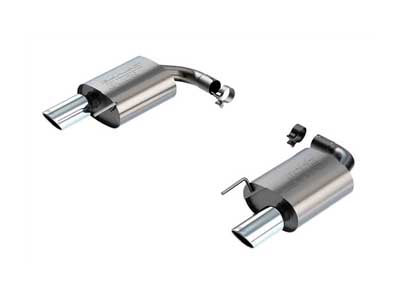 Borla 11986 S-Type 2.5" Axle-Back Exhaust with Chrome Tips for 2024-Up Mustang 2.3L Ecoboost / Borla 11986 Axle-Back Exhaust