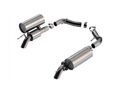 Borla 11990 S-Type 2.75" Axle-Back Exhaust W/ 2.75" Turn Down Tips, 2022-2023 Jeep Gr& Wagoneer 6.4 / Borla 11990 Axle-Back Exhaust