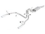 Borla 140137 Stainless 3" Cat-Back Dual-Exit Exhaust 2004-2008 Ford F-150 4.6/5.4 / Borla 140137 Stainless Cat-Back Dual-Exit Exhaust