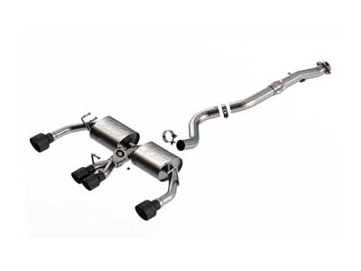 Borla 140942CB ATAK 3" PHP Cat-Back Exhaust with Exhaust Valve & Black Tips, 2023-2024 GR Corolla / Borla 140942CB Cat-Back Exhaust