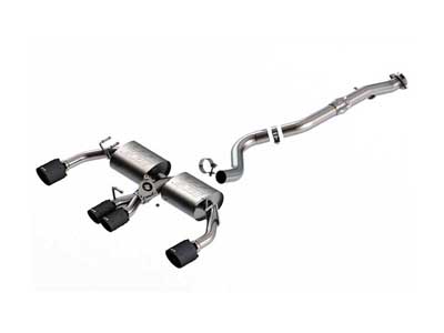 Borla 140942CFBA ATAK 3" PHP Cat-Back Exhaust with Exhaust Valve & Carbon Tips, 2023-2024 GR Corolla / Borla 140942CFBA Cat-Back Exhaust