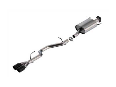 Borla 140947BC S-Type 2.25" Axle-Back Exhaust with 3.5" Black Tips for 2021-2022 Highlander XSE V6 / Borla 140947BC Axle-Back Exhaust