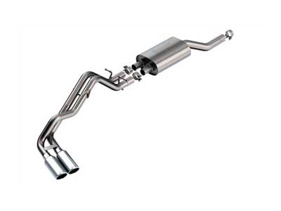 Borla 140975 S-Type 2.75" Cat-Back Exhaust System with Chrome Exhaust Tip for 2024+ Ford Ranger XLT / Borla 140975 Cat-Back Exhaust