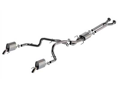 Borla 140976 S-Type 2.75" Cat-Back Exhaust with Turn Down Tips for 2023-2024 Jeep Grand Wagoneer 3.0 / Borla 140976 Cat-Back Exhaust