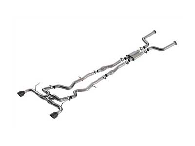 Borla 140978BC ATAK 2.5" Cat-Back Exhaust with H-Pipe, PHT & 4.5" Black Tips, 2016-2024 Infiniti Q50 / Borla 140978BC Cat-Back Exhaust with H-Pipe