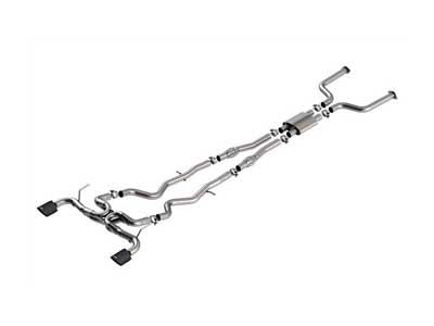 Borla 140978CFBA ATAK 2.5" Cat-Back Exhaust with H-Pipe, PHT & 4.5" CF Tips, 2016-2024 Infiniti Q50 / Borla 140978CFBA Cat-Back Exhaust with H-Pipe
