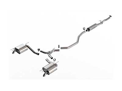 Borla 140983 S-Type 2.5" Cat-Back Exhaust with 2.5" Turn Down Tips for 2023-2024 Honda Accord / Borla 140983 Cat-Back Exhaust