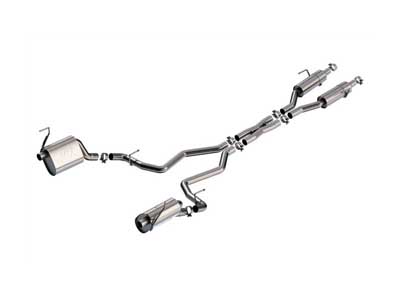 Borla 140987 S-Type 2.5" Cat-Back Exhaust with X-Pipe, Use OE Tips, 2021-2024 Jeep Gr& Cherokee 5.7 / Borla 140987 Cat-Back Exhaust with X-Pipe