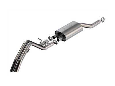 Borla 140989 S-Type 2.75" Rock Crawler Cat-Back Exhaust with Turb Down Tips, 2024+ Ranger S-Type / Borla 140989 Cat-Back Exhaust