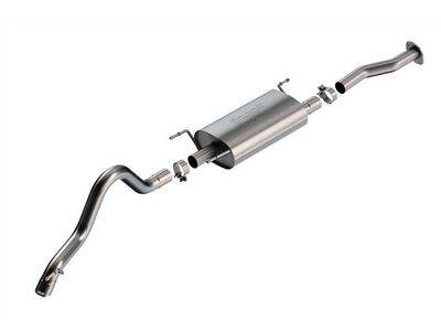 Borla 141008 S-Type 2.5" Cat-Back Exhaust with Valve Simulator (Use OEM Tips) for 2021-2025 Audi SQ5 / Borla 141008 Cat-Back Exhaust
