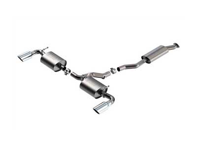 Borla 141009 S-Type 2.25" Cat-Back Exhaust with 4" Chrome Tips for 2019-2024 Rav4 (excl. Hybrid) / Borla 141009 Cat-Back Exhaust
