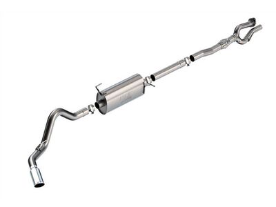Borla 141015 ATAK 2.75" into 3.5" Cat-Back Exhaust with PHT & 5" Chrome Tip, 2020-2025 F250/F350 7.3 / Borla 141015 Cat-Back Exhaust