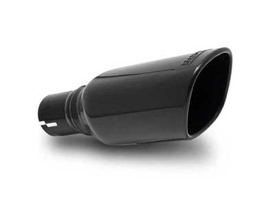 Borla 20160 Black Chrome Tip 3.5" x 3.28" x 10.5" x 2.03" for 2012-2014 Jeep Wrangler 3.6L 4WD / Borla 20160 Exhaust Tip Kit