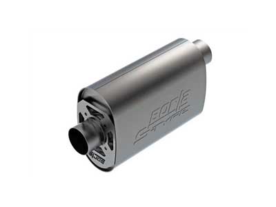 Borla 400957 S-Type LS3 CrateMuffler 3" Offset In/Center Out 6" x 10.34" x 14" Oval Muffler 19" OAL / Borla 400957 CrateMuffler