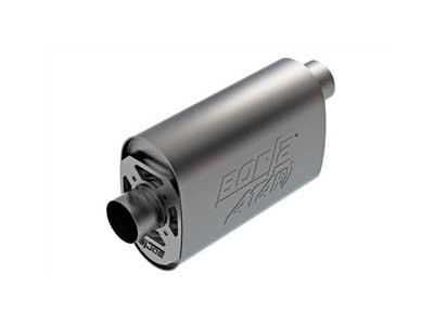 Borla 400958 ATAK LS3 CrateMuffler 3" Offset/Center 6" x 10.34" x 14" Oval Muffler 19" OAL for / Borla 400958 CrateMuffler