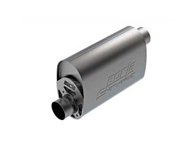 Borla 400959 S-Type LS3 CrateMuffler 3" Offset Inlet & Outlet 6" x 10.34" x 14" Oval Muffler 19" OAL / Borla 400959 CrateMuffler