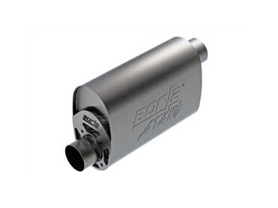 Borla 400960 ATAK LS3 CrateMuffler 3" Offset Inlet & Outlet 6" x 10.34" x 14" Oval Muffler 19" OAL, / Borla 400960 CrateMuffler