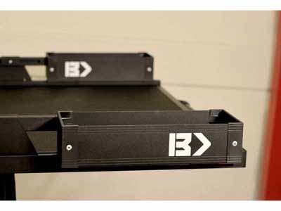 BedSlide BSA-MKB Black BedBin Mini Kix 7-Inch X 18-Inch 2 pc Bin Kit / BedSlide BSA-MKB Bed Side Kix