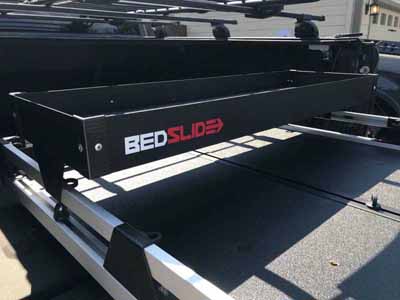 BedSlide BSA-UK48B Black BedBin Upper Tray 48-Inch / BedSlide BSA-UK48B Bed Storage Tray