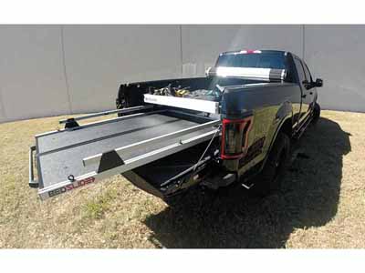 BedSlide BSA-UK48 Silver BedBin Upper Tray 48-Inch / BedSlide BSA-UK48 Bed Storage Tray