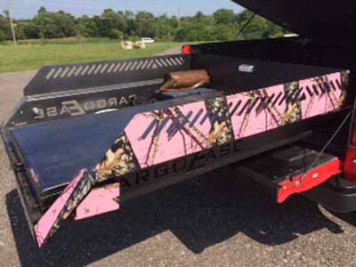 Cargo Ease CE-BUP Cargo Slide Optional Side Rails In Pink Break-Up Camouflage / Cargo Ease CE-BUP Bed Accessories