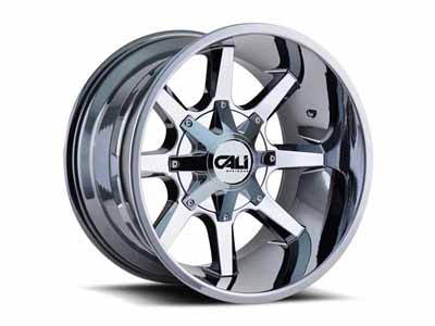 Cali Offroad Wheels 9100-2276C Busted 9100 CH 20x12 Chrome 8x165.1/8 On170 BP -44 Offset / Cali Offroad Wheels 9100-2276C 20" Aluminum Wheel