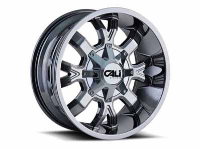 Cali Offroad Wheels 9104-2952C Dirty 9104 CH 20x9 Chrome 5x127/5 On139.7 BP 0 Offset / Cali Offroad Wheels 9104-2952C 20" Aluminum Wheel