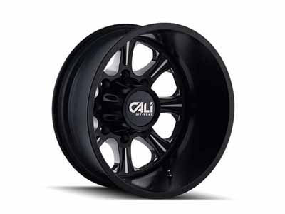 Cali Offroad 9105-22881BR121 Brutal Dually 9105 BK-M 22x8.25 Black 8x165.1 BP -180 Offset 121.3 Bore / Cali Offroad 9105-22881BR121 22" Dually Wheel