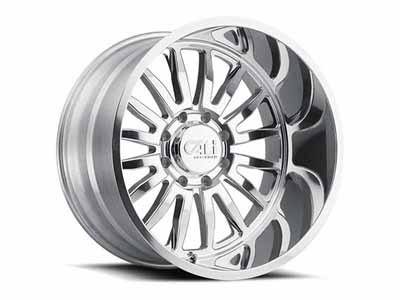 Cali Offroad Wheels 9110-22270P Summit 9110 PO 22x12 Milled Spokes Polished 8x170 BP -51 Offset / Cali Offroad Wheels 9110-22270P 22" Aluminum Wheel