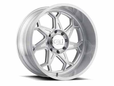 Cali Offroad Wheels 9111-22236BGC Sevenfold 9111 SL 22x12 Brushed Brushed Silver 6x135 BP -51 Offset / Cali Offroad 9111-22236BGC 22" Aluminum Wheel