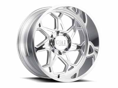 Cali Offroad Wheels 9111-22270P Sevenfold 9111 PO 22x12 Polished 8x170 BP -51 Offset / Cali Offroad Wheels 9111-22270P 22" Aluminum Wheel