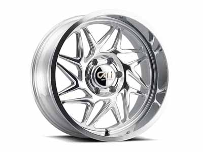 Cali Offroad Wheels 9112-22236P Gemini 9112 PO 22x12 Milled Spokes Polished 6x135 BP -51 Offset / Cali Offroad Wheels 9112-22236P 22" Aluminum Wheel