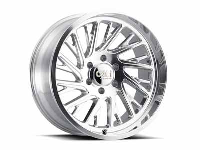 Cali Offroad 9114-22236P Purge 9114 PO 22x12 Milled Spokes Polished Silver 6x135 BP -51 Offset / Cali Offroad Wheels 9114-22236P 22" Aluminum Wheel