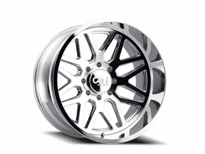 Cali Offroad Wheels 9115-24470C Invader 9115 CH 24x14 Chrome 8x170 BP -76 Offset / Cali Offroad Wheels 9115-24470C 24" Aluminum Wheel