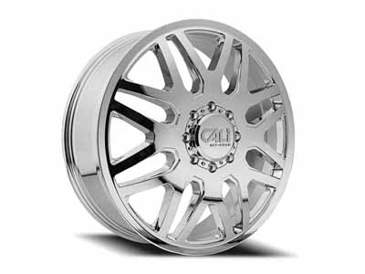 Cali Offroad Wheels 9115D-22881CF115 Invader Dually 9115D CH 22x8.25 Chrome 8x165.1 BP 115 Offset / Cali Offroad 9115D-22881CF115 22" Dually Wheel