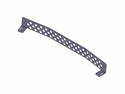 Chassis Unlimited CU-LIGHTSCREEN Mesh Light Bar Block Off Screen / Chassis Unlimited CU-LIGHTSCREEN Light Bar Cover