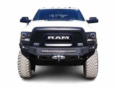 Chassis Unlimited CUB900092 Octane Series Front Bumper W/ Park Sensors for 2010-2018 Ram Powerwagon / Chassis Unlimited CUB900092 Front Bumper