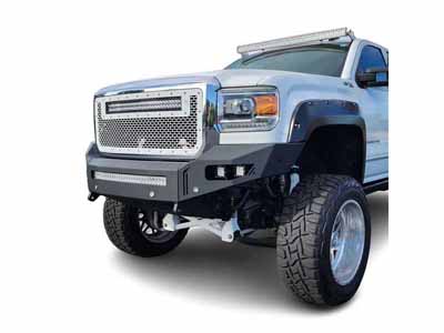 Chassis Unlimited CUB900301 Octane Front Bumper W/O Sensors for 2015-2019 Sierra 2500HD/3500HD / Chassis Unlimited CUB900301 Front Bumper