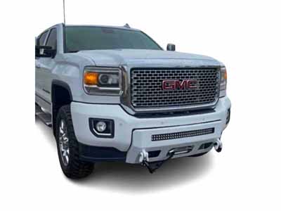 Chassis Unlimited CUB920301 Prolite Front Bumper Black Powdercoat for 2015-2019 GMC 2500HD/3500HD / Chassis Unlimited CUB920301 Front Winch Bumper