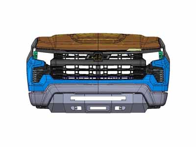 Chassis Unlimited CUB920761 Prolite Series Front Bumper for 2022-2024 Chevrolet Silverado 1500 / Chassis Unlimited CUB920761 Front Bumper