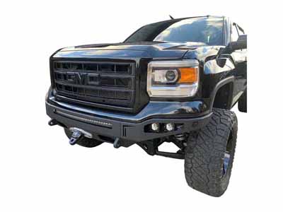 Chassis Unlimited CUB940432 Octane Series Front Winch Bumper W/Sensors for 2014-2015 Sierra 1500 / Chassis Unlimited CUB940432 Front Winch Bumper
