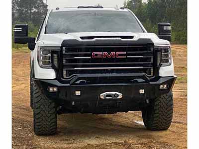 Chassis Unlimited CUB940571 Octane Front Winch Bumper W/O Sensors for 2020-2023 Sierra 2500/3500 / Chassis Unlimited CUB940571 Front Winch Bumper