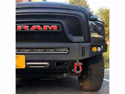 Chassis Unlimited CUB940662 Octane Series Front Winch Bumper W/Park Sensors for 2015-2018 Ram Rebel / Chassis Unlimited CUB940662 Front Winch Bumper